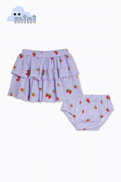 Strawberry Knit Skirt
