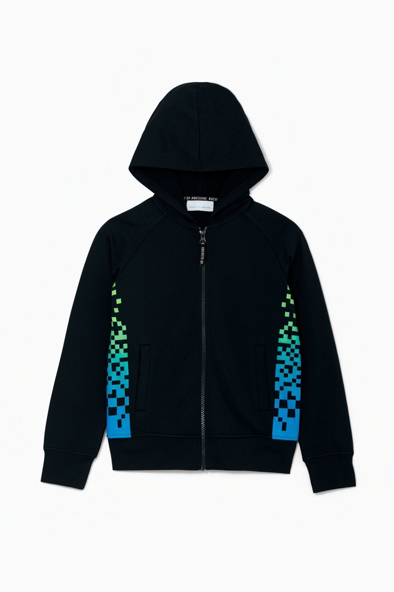 Dissolving Pixel Active Zip Hoodie - FINAL SALE