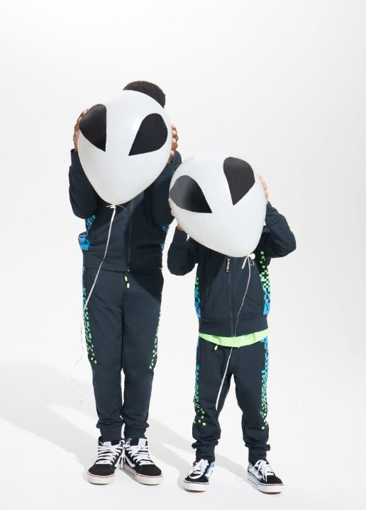 Dissolving Pixel Active Zip Hoodie - FINAL SALE