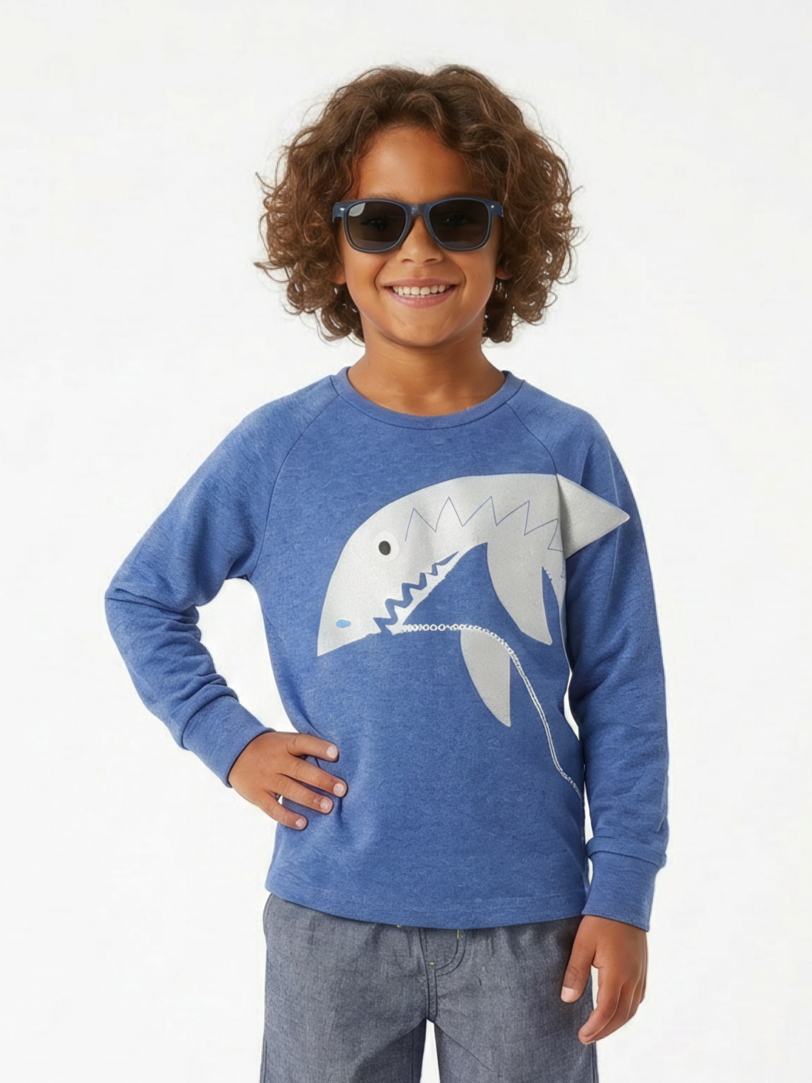 Shark Patrol Raglan Tee