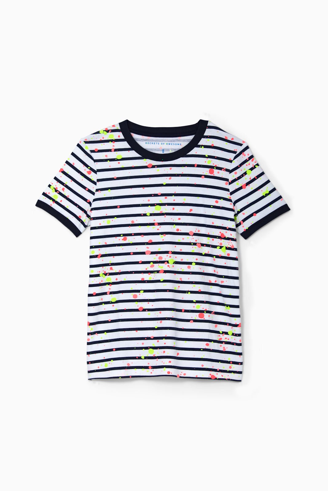 Splatter Stripe Ringer Tee - FINAL SALE