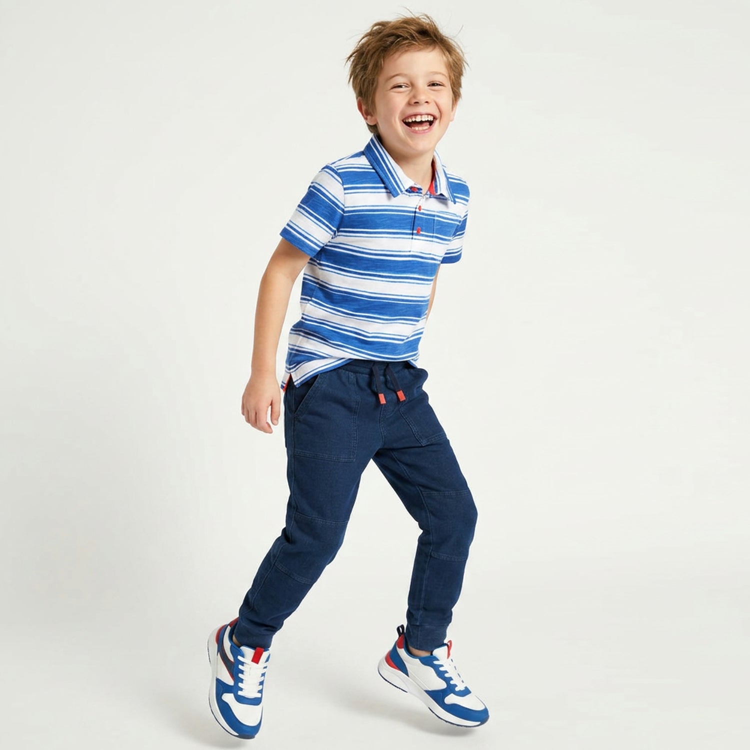 Striped Pocket Polo