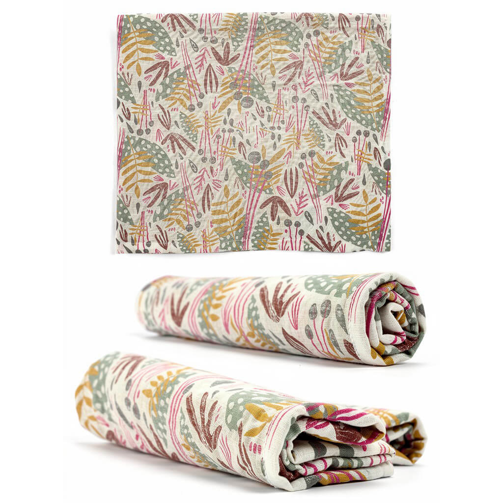 Organic Cotton Muslin Baby Blanket: Whimsy1BL001_baby blanketRockets of Awesome