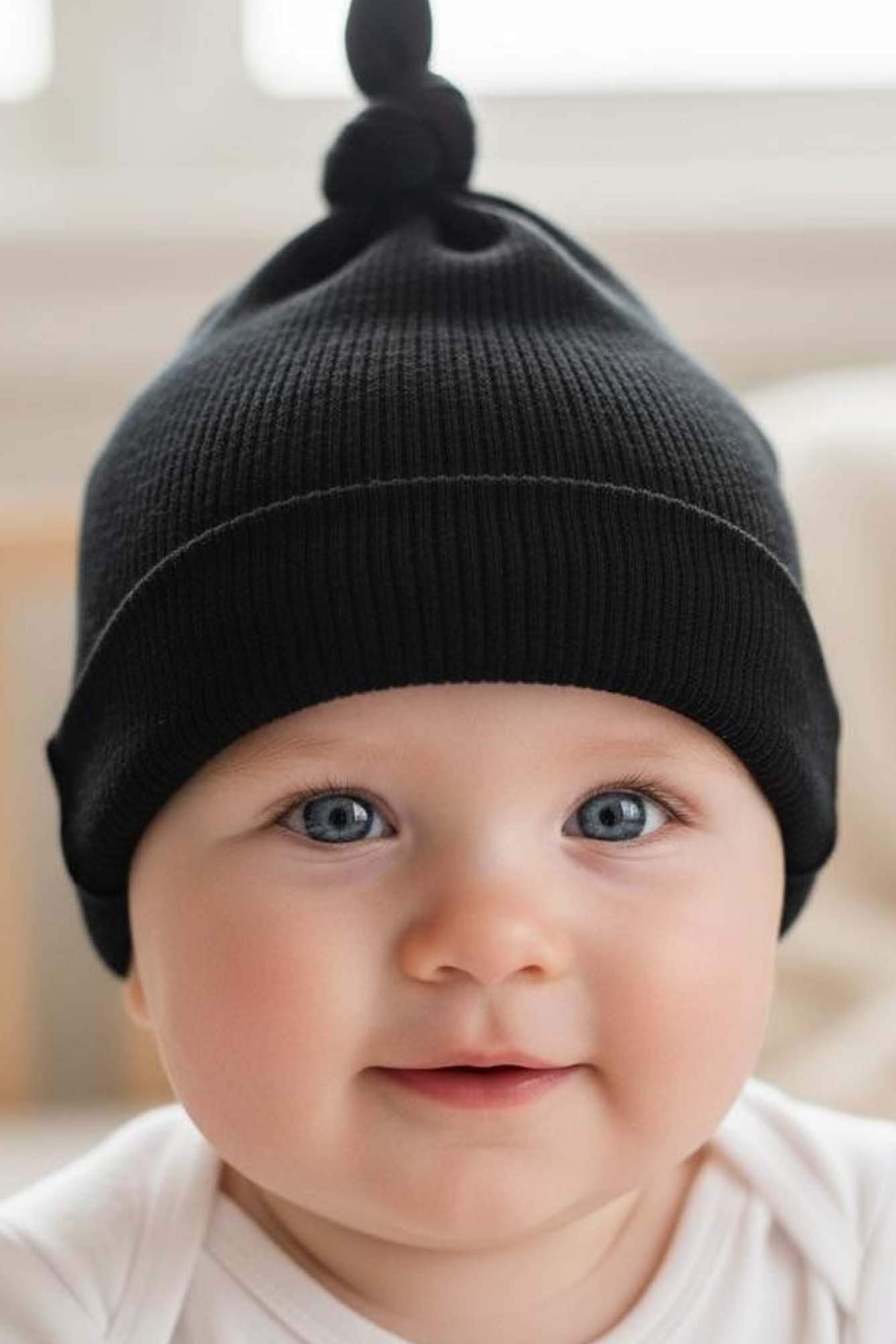 Organic Cotton Baby Beanie - FINAL SALE
