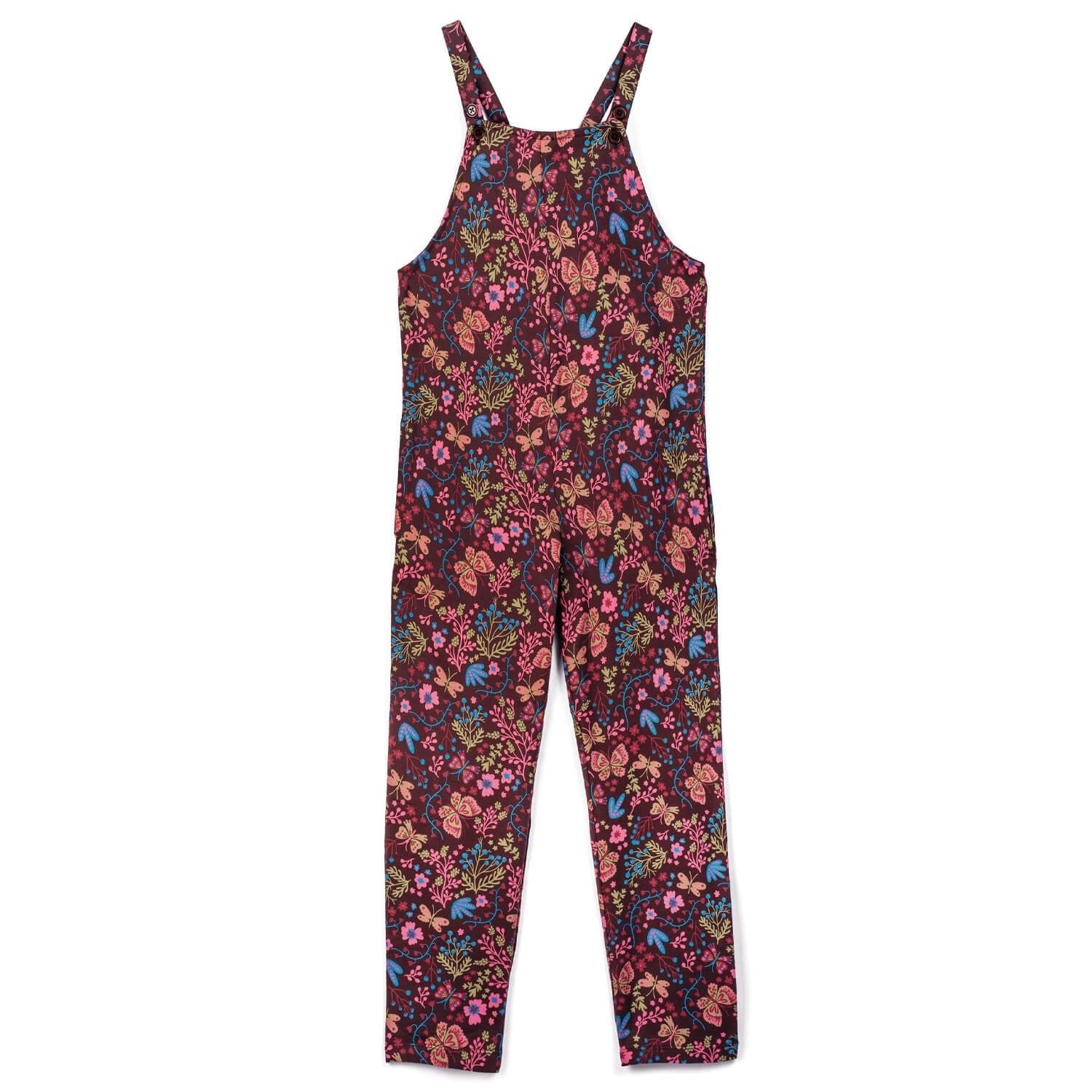 Organic Cotton Stretch Kids Jumpsuit: Flower Child1JP001_Kids - JumpsuitRockets of Awesome