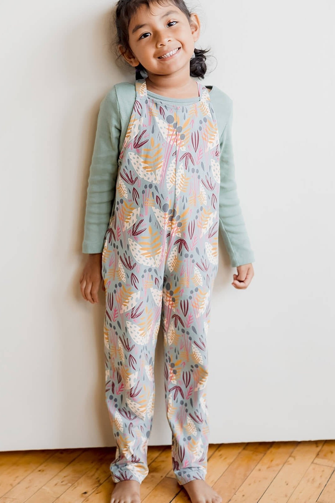 Organic Cotton Stretch Kids Jumpsuit: Whimsy1JP001_Kids - JumpsuitRockets of Awesome
