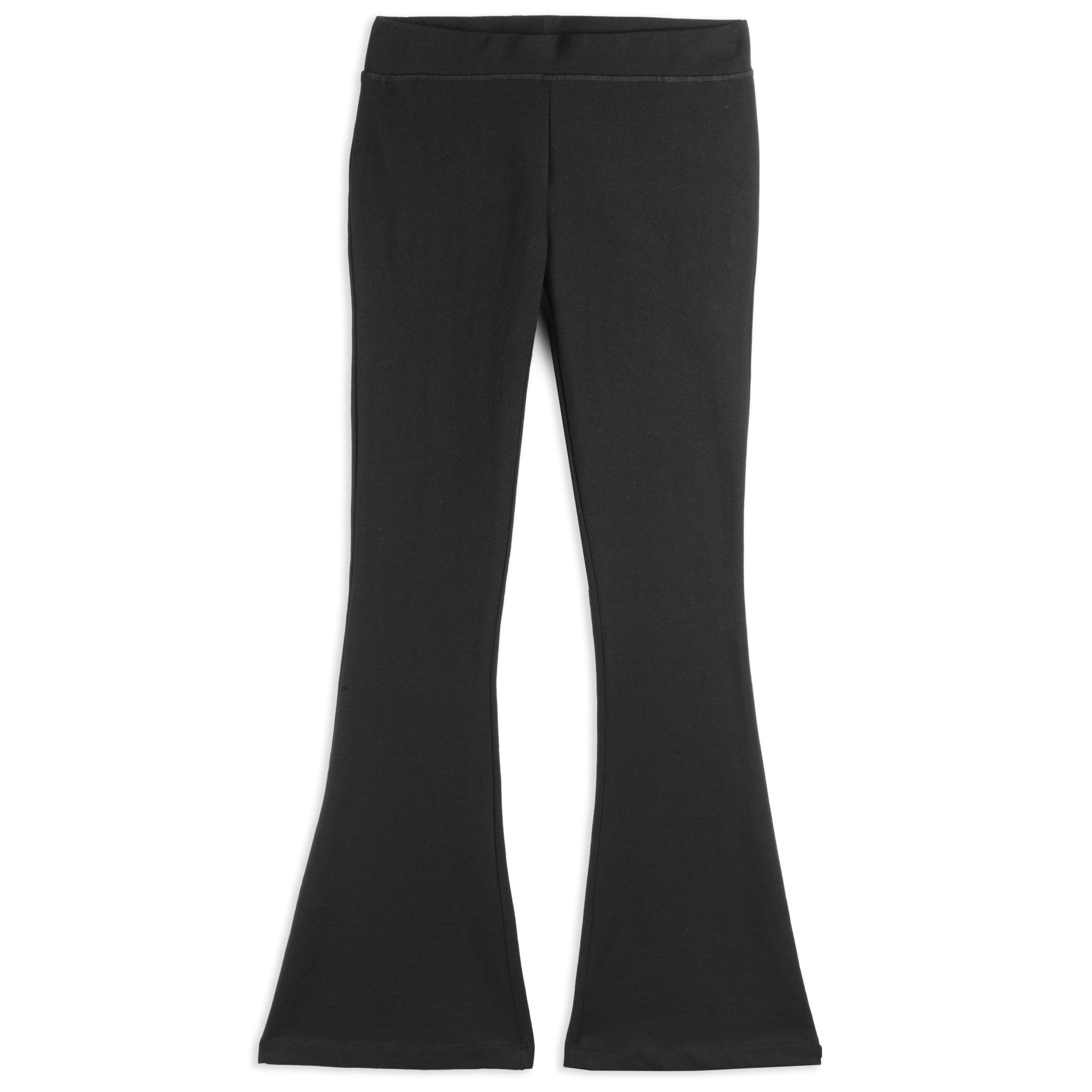 Kids Leggings: Organic Cotton Flared Yoga Pants: SolidsBOTTOMSRockets of Awesome
