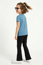 Kids Leggings: Organic Cotton Flared Yoga Pants: SolidsBOTTOMSRockets of Awesome