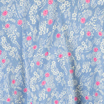 Kids Leggings: Organic Cotton Flared Yoga Pants: Cherry Blossom1LF001_Flared Leggings SingleRockets of Awesome