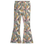 Kids Leggings: Organic Cotton Flared Yoga Pants: Whimsy1LF001_Flared Leggings SingleRockets of Awesome