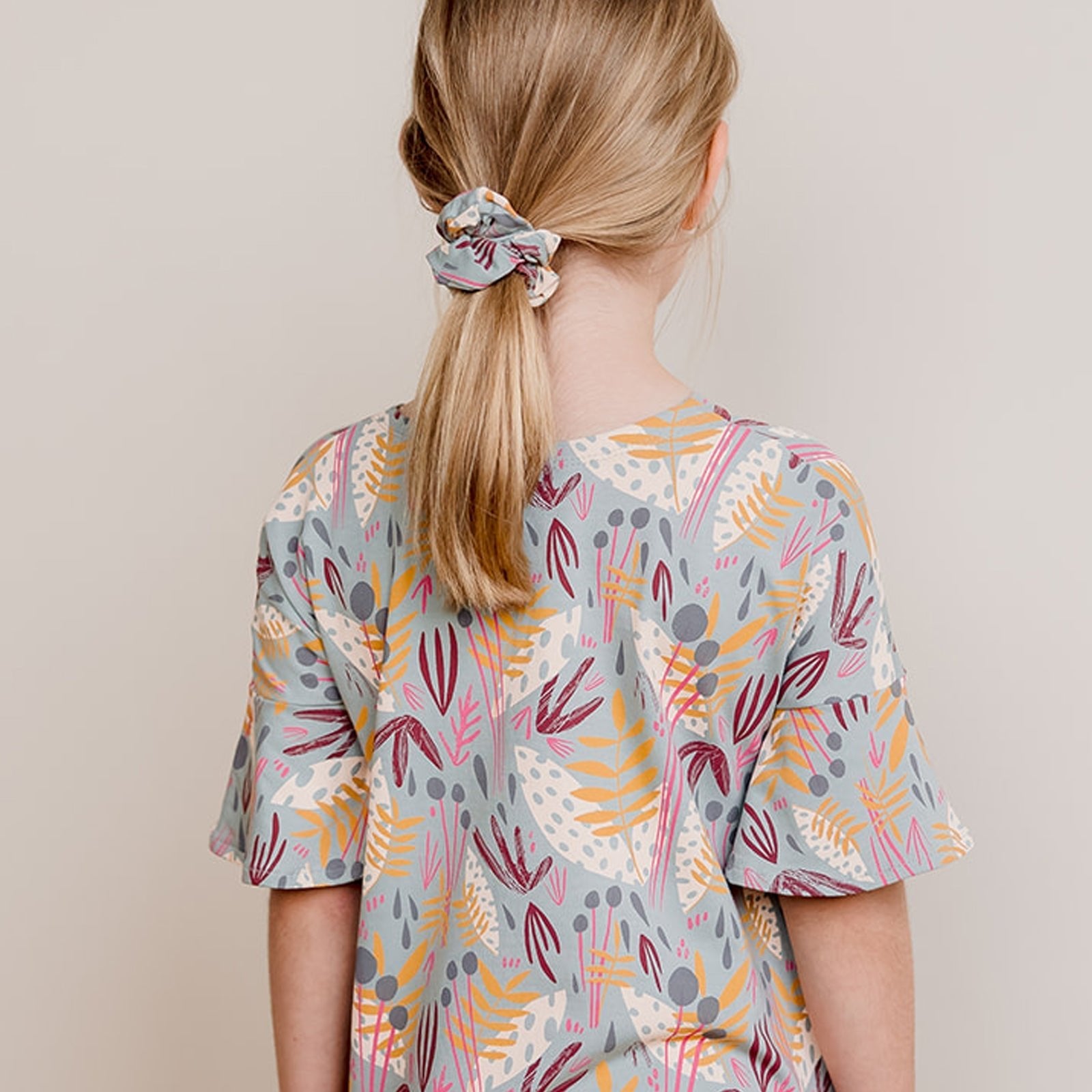 Organic Cotton Hair Scrunchie: Whimsy1SN001_ScrunchieRockets of Awesome