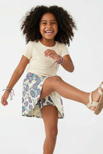 Girls Skort with Pockets: Purple Poppies1SK001_skortRockets of Awesome