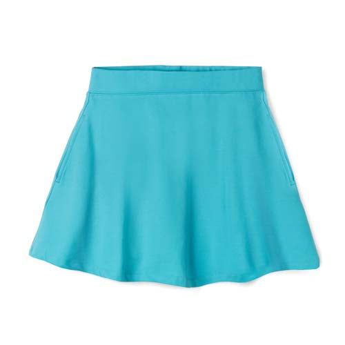 girls turquoise skirt on white background