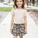 Girls Skort with Pockets: Whimsy1SK001_skortRockets of Awesome