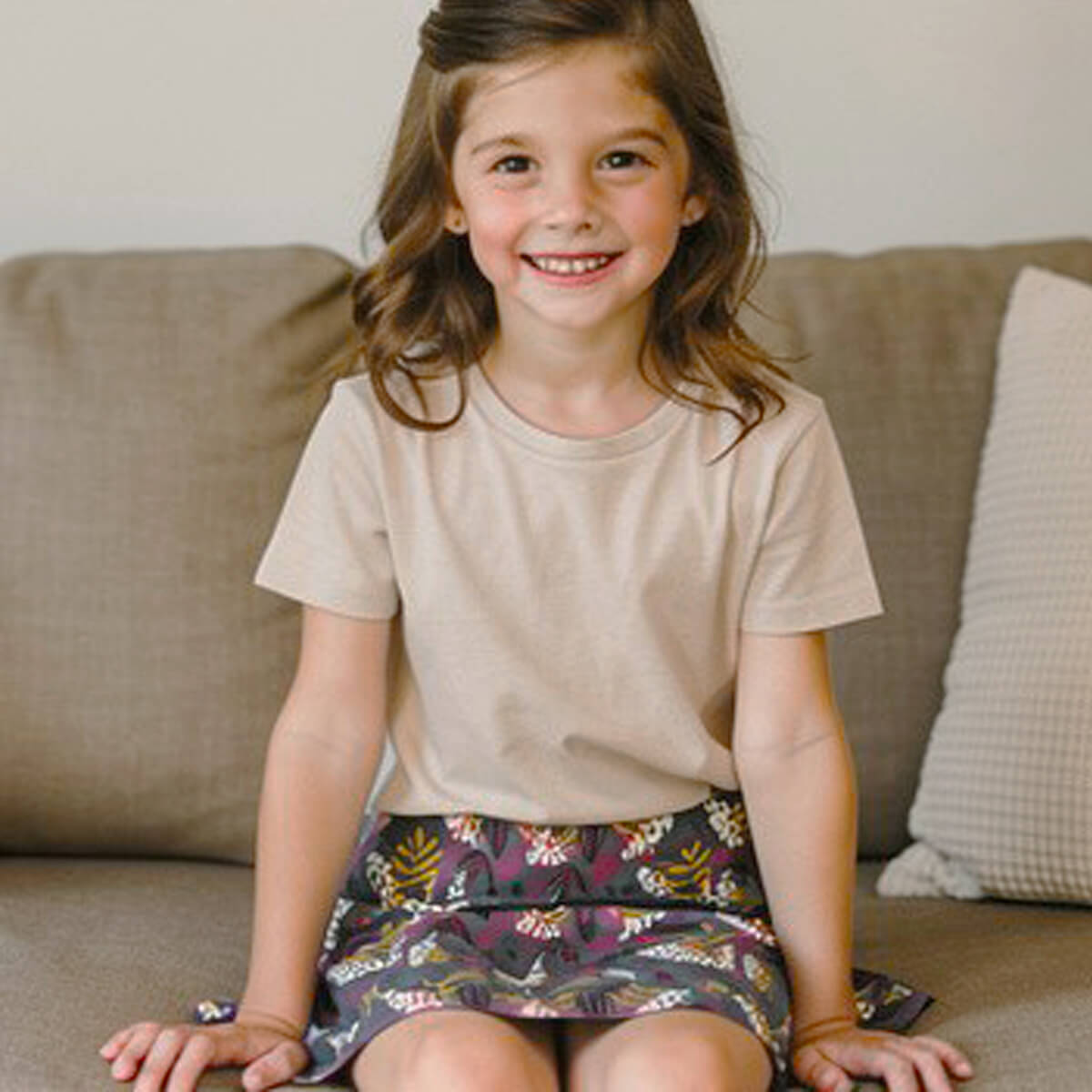 Girls Skort with Pockets: Whimsy1SK001_skortRockets of Awesome