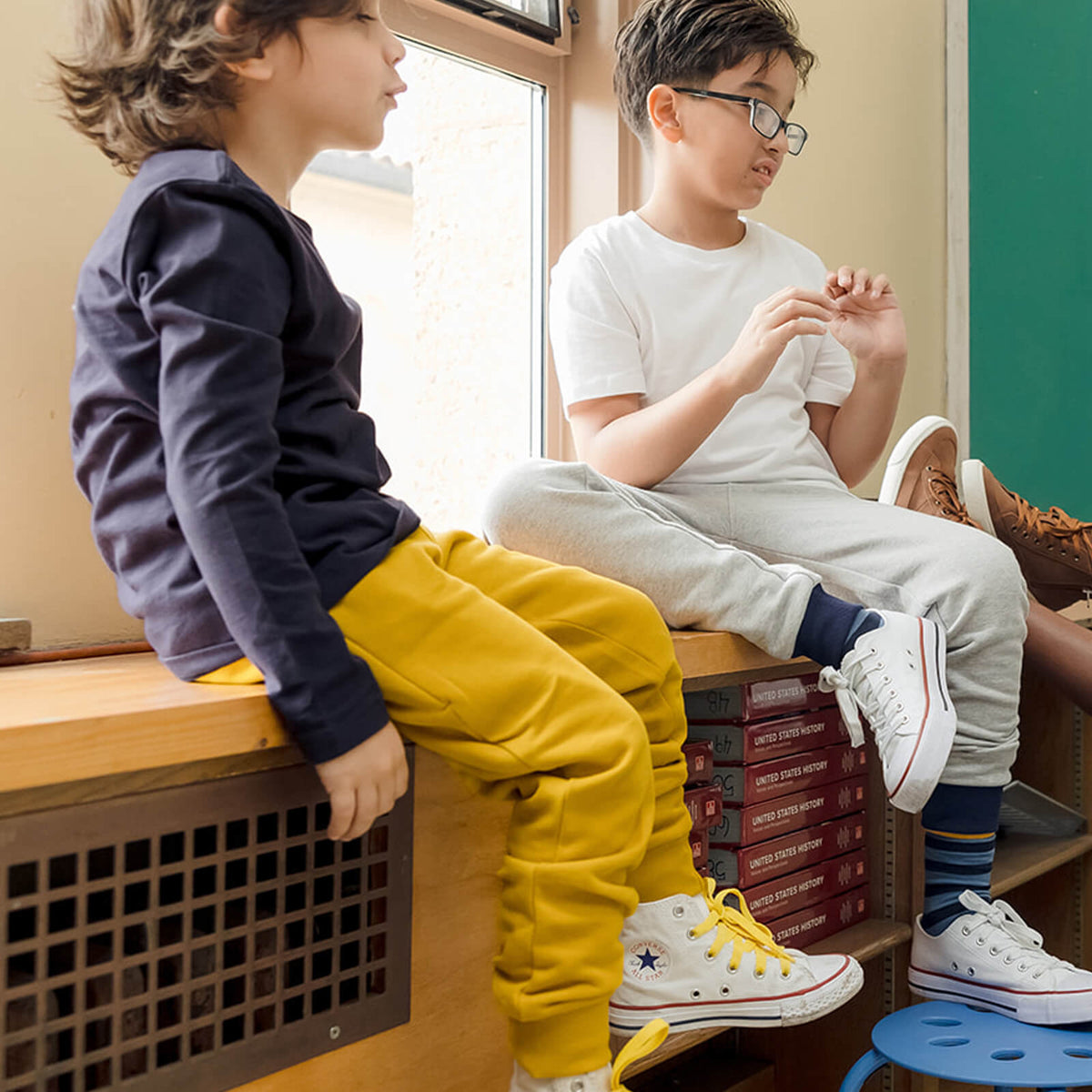 Kids Pants: Organic Cotton Sweatpants1SP001 - Unisex_SweatpantsRockets of Awesome