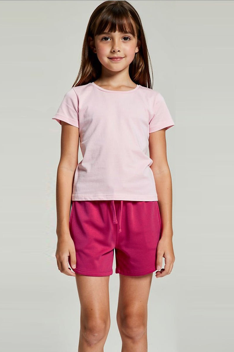 Kids Shorts: Organic Cotton Drawstring Track Shorts1ST001 - Track - ShortRockets of Awesome