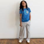 Kids Cozy Fleece Wide Leg Pants: 100% Organic Cotton1SW001_Cozy - Wide - Leg - PantRockets of Awesome
