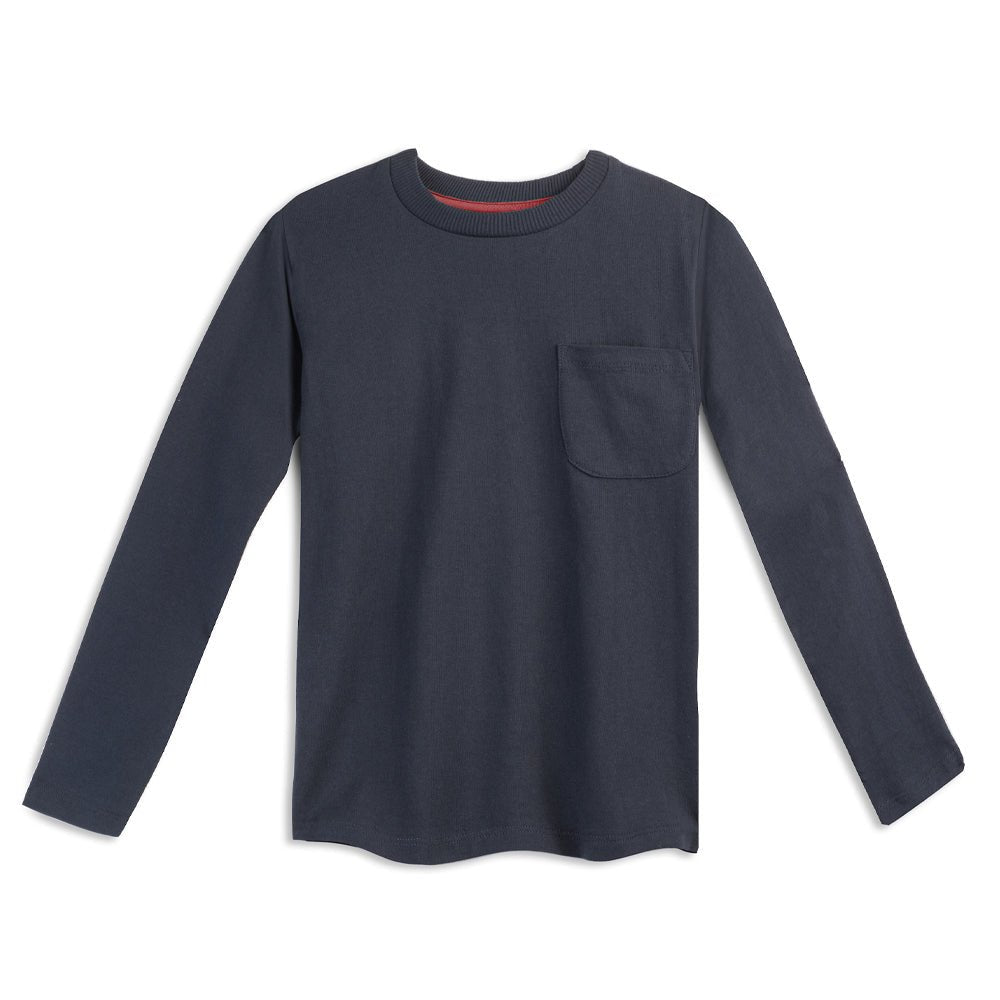 Organic Cotton Kids Shirts - Long Sleeve Pocket TeeTOPSRockets of Awesome