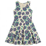 Girls Organic Cotton Sleeveless Twirl Dress: Purple PoppiesDRESSES/ROMPERSRockets of Awesome