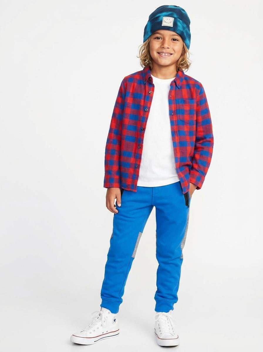 Uneven Plaid ShirtTOPSRockets of Awesome