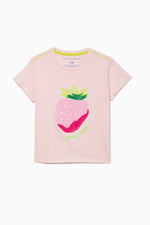 Fraise Embroidery TeeTOPSRockets of Awesome