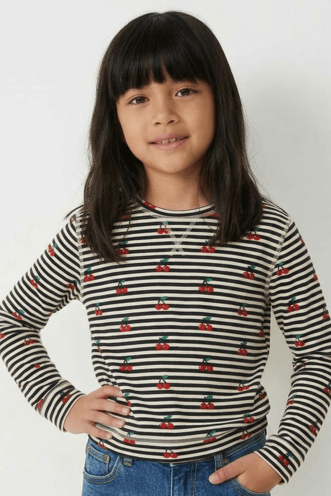 Stripe Cherry Crazysoft CrewTOPSRockets of Awesome