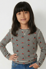 Stripe Cherry Crazysoft CrewTOPSRockets of Awesome
