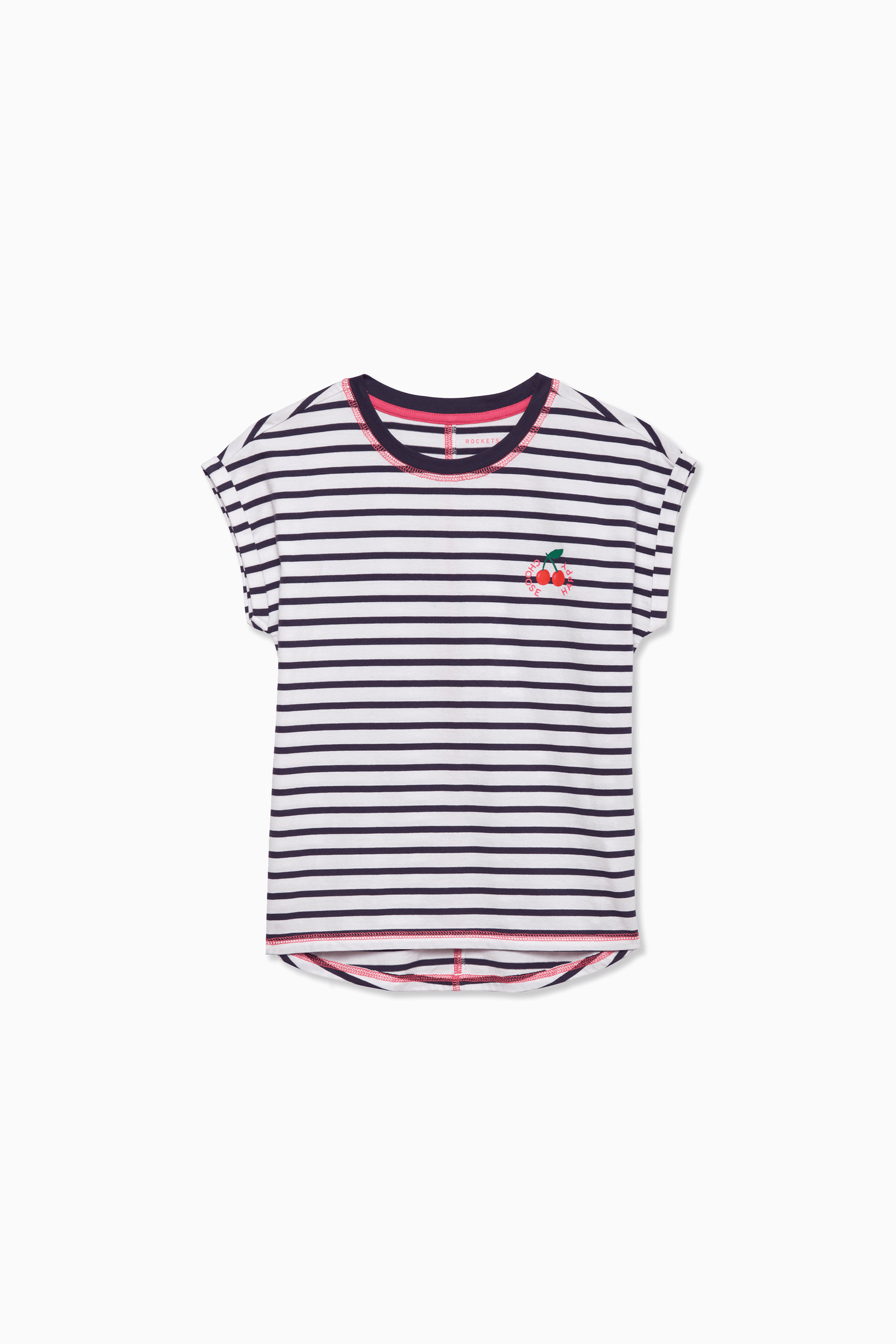 Cherry Stripe Tee - FINAL SALE
