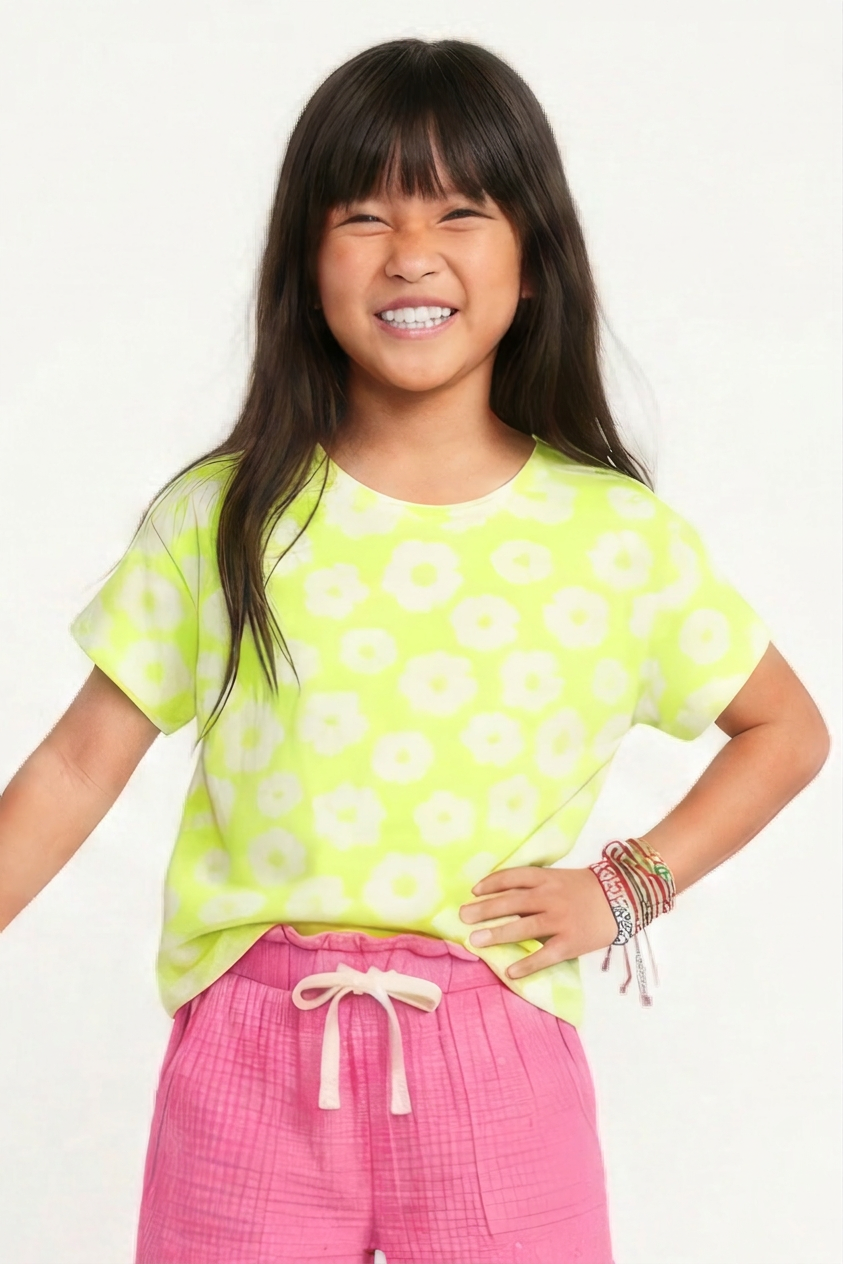 Boxy Flower Tee