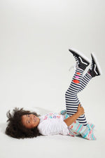Xo Stripe Leggings - FINAL SALEBOTTOMSRockets of Awesome