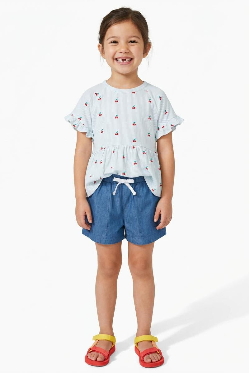 Chambray Cinch ShortBOTTOMSRockets of Awesome