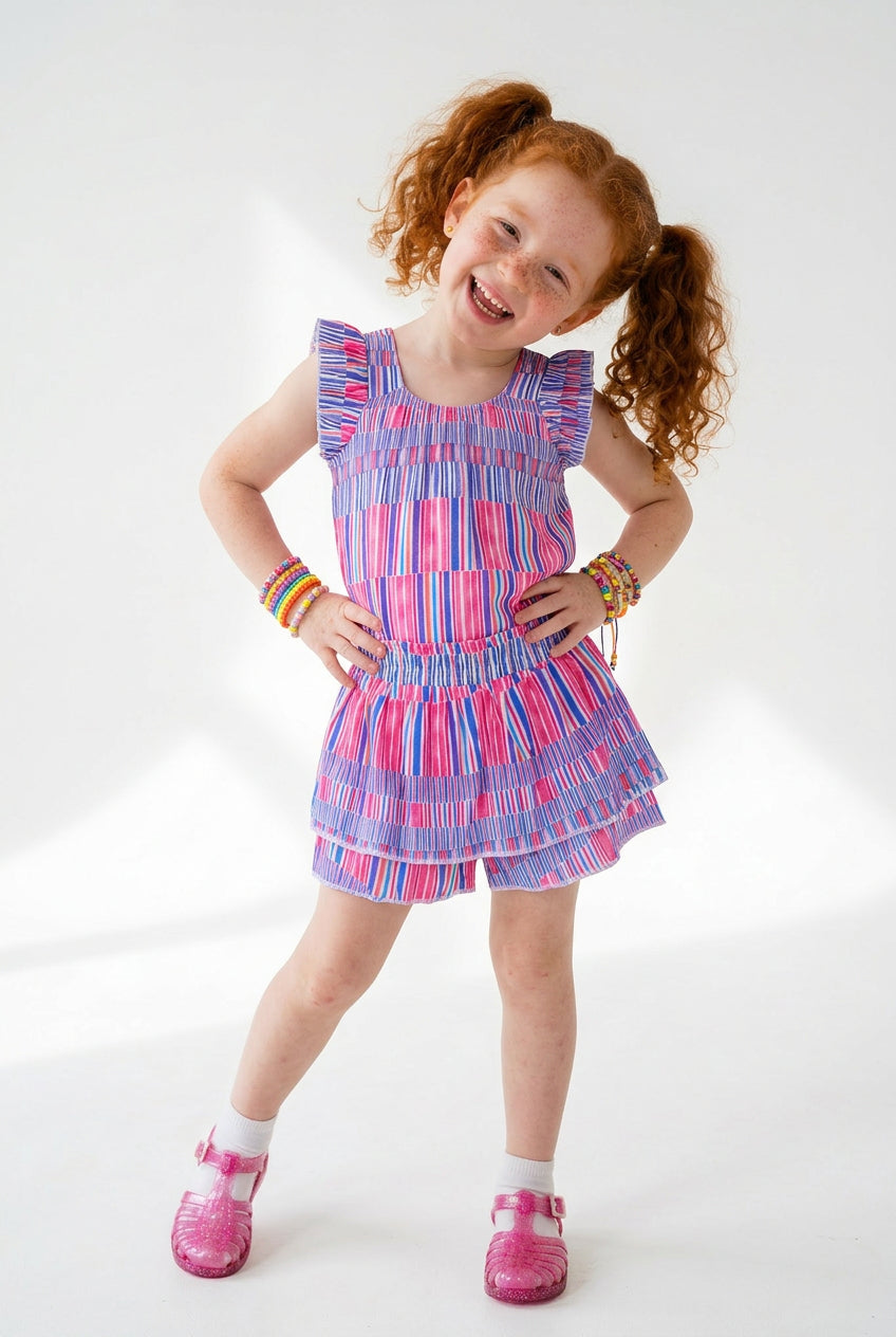 Splash Tiered Skort