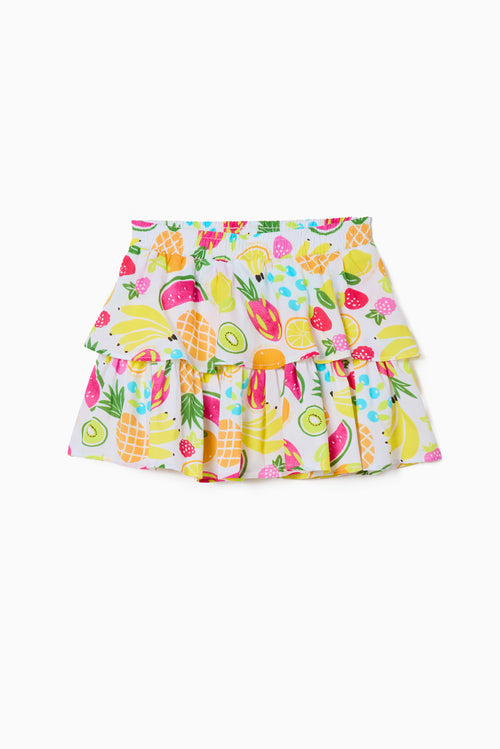 Frutas Tiered Skirt