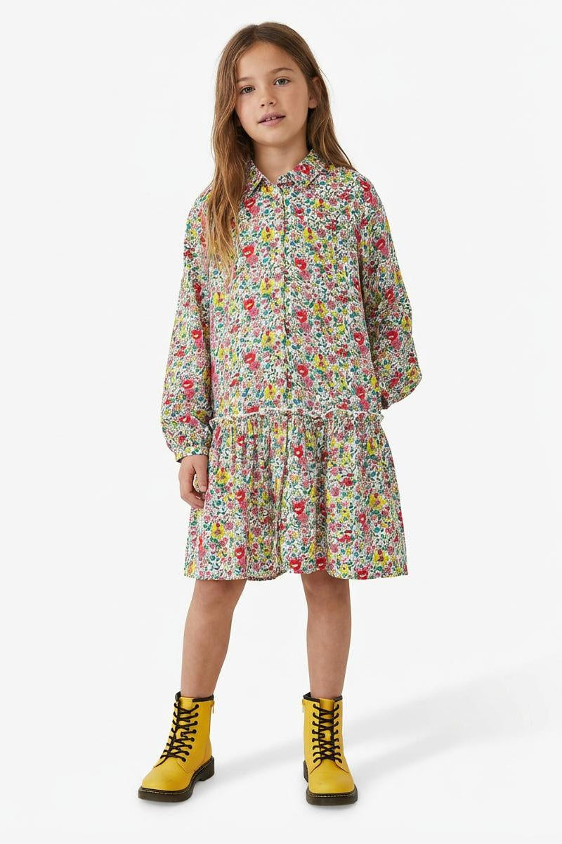 Floral Shirt Dress