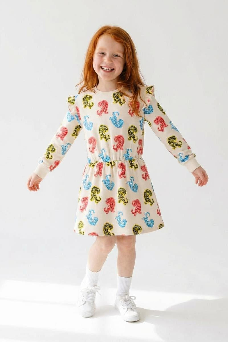 Tiger Ruffle Dress - FINAL SALEDRESSES/ROMPERSRockets of Awesome