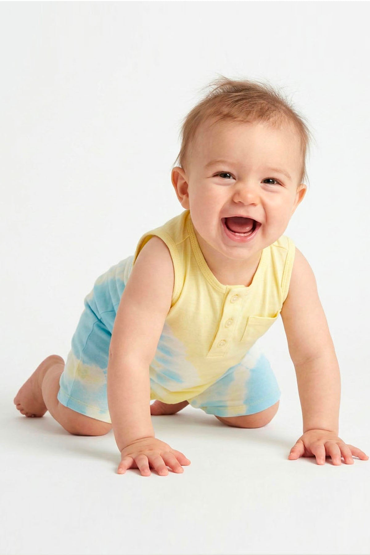 Tie Dye Tank Romper