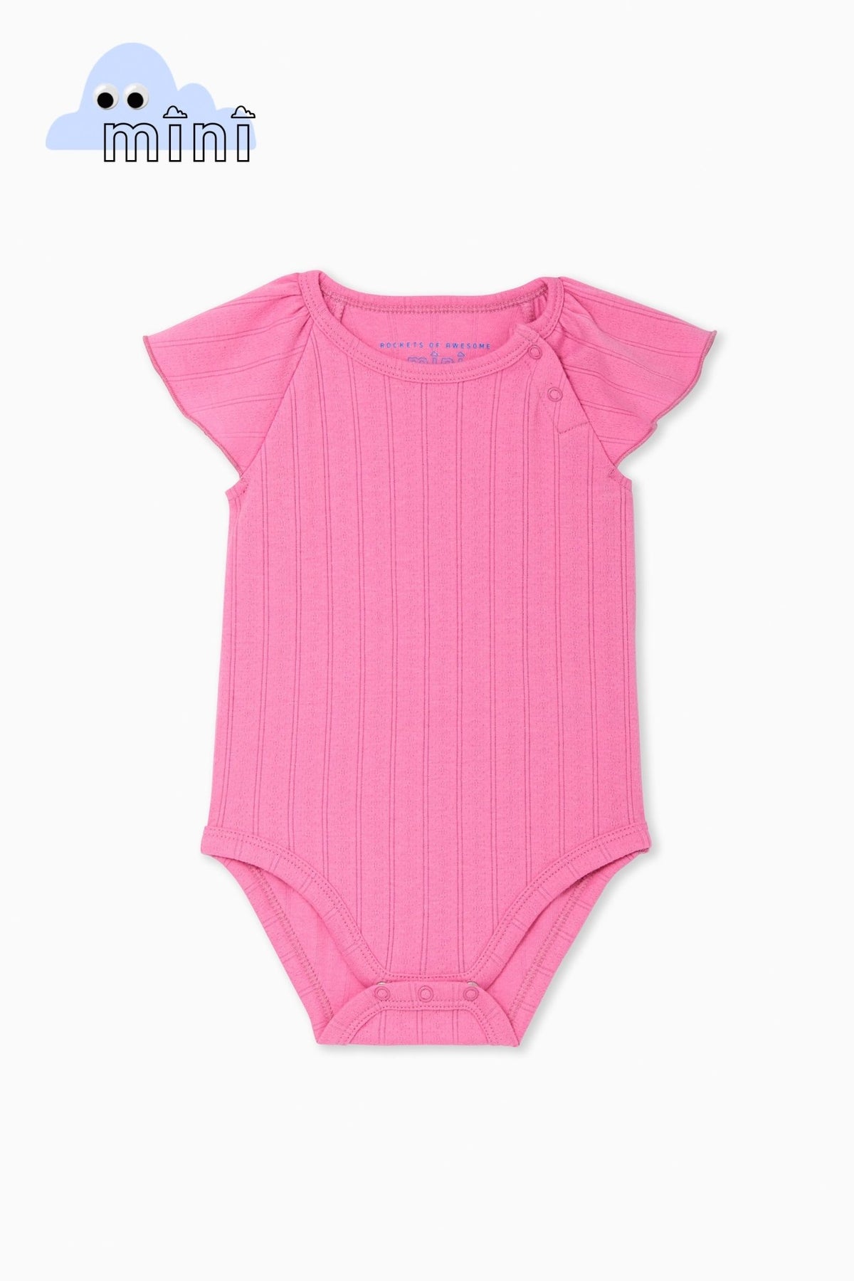 Flutter Pointelle BodysuitTOPSRockets of Awesome