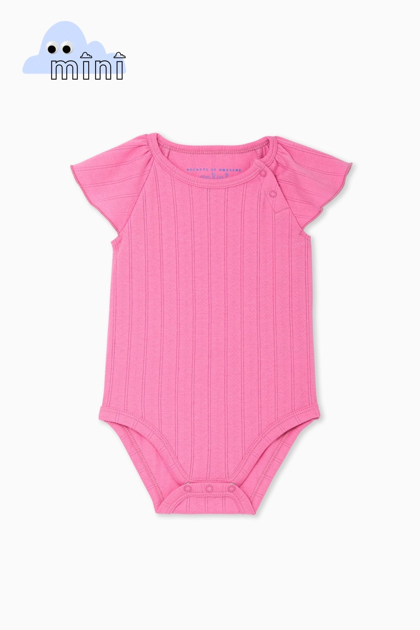 Flutter Pointelle BodysuitTOPSRockets of Awesome