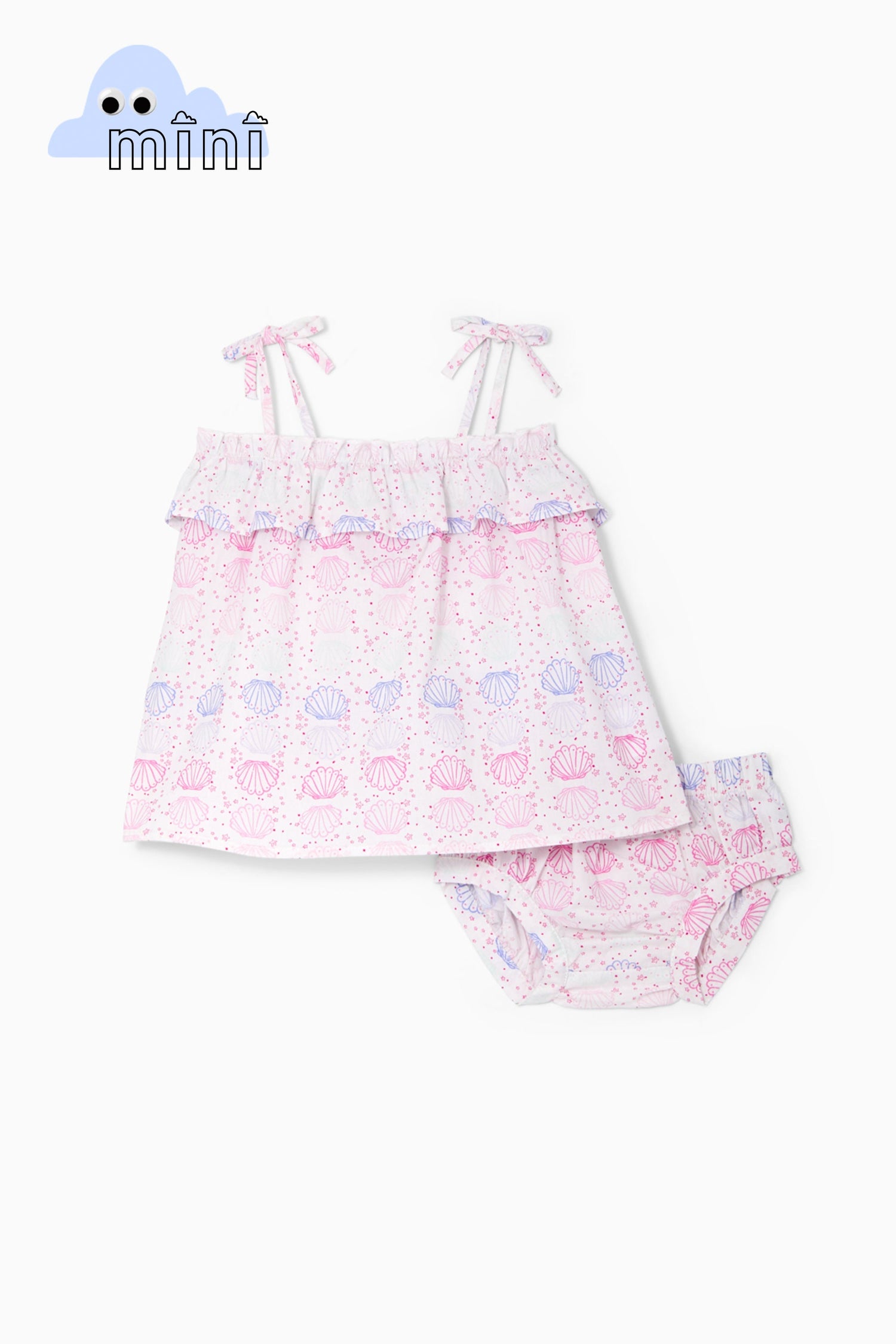 Ruffle Shell Strap Top