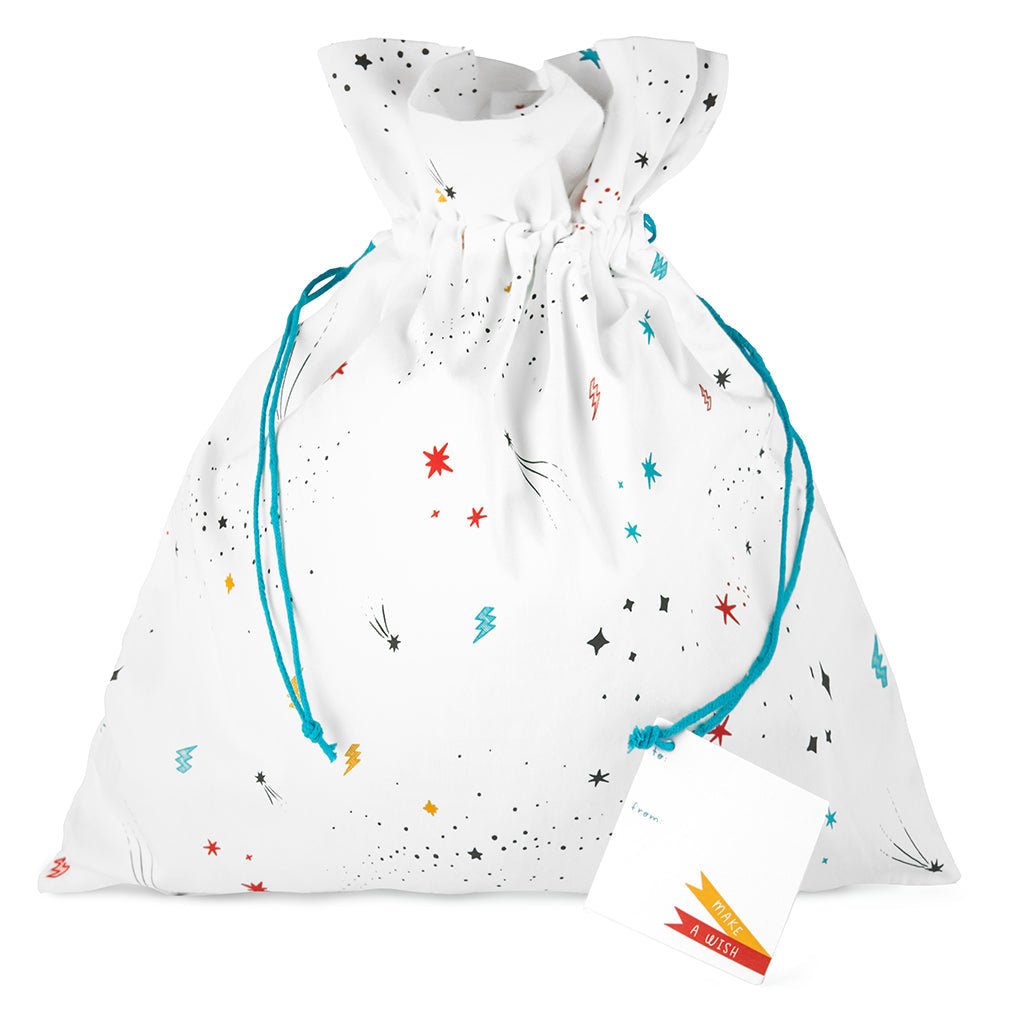 Reusable Fabric Gift Bag: Shooting StarPacking & Shipping BagsRockets of Awesome