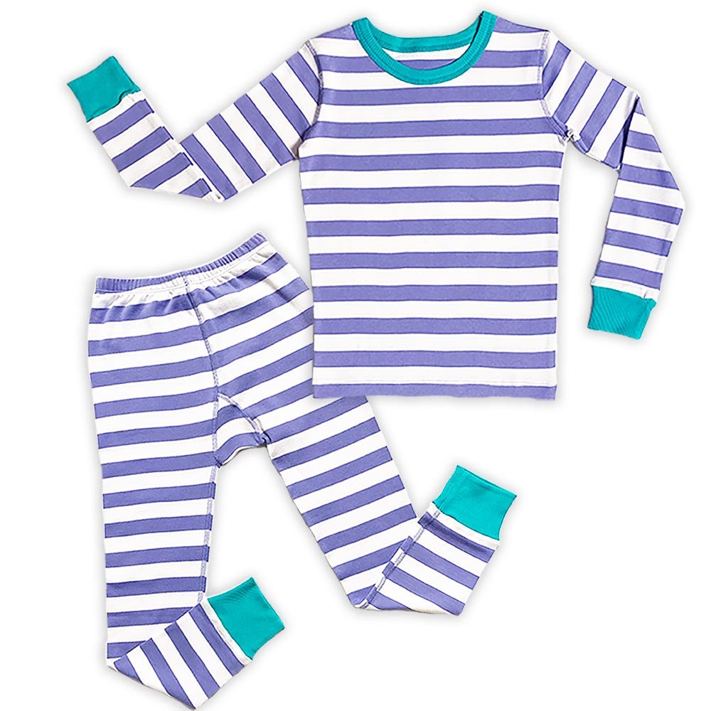 100% Organic Cotton Long Sleeve Pajamas for Kids: Artist Designed Prints1CJ001 - UNISEX_100% Cotton PajamasRockets of Awesome