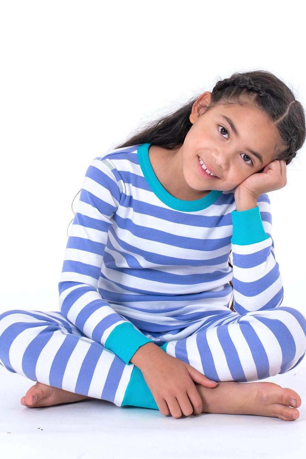 100% Organic Cotton Long Sleeve Pajamas for Kids: Artist Designed Prints1CJ001 - UNISEX_100% Cotton PajamasRockets of Awesome