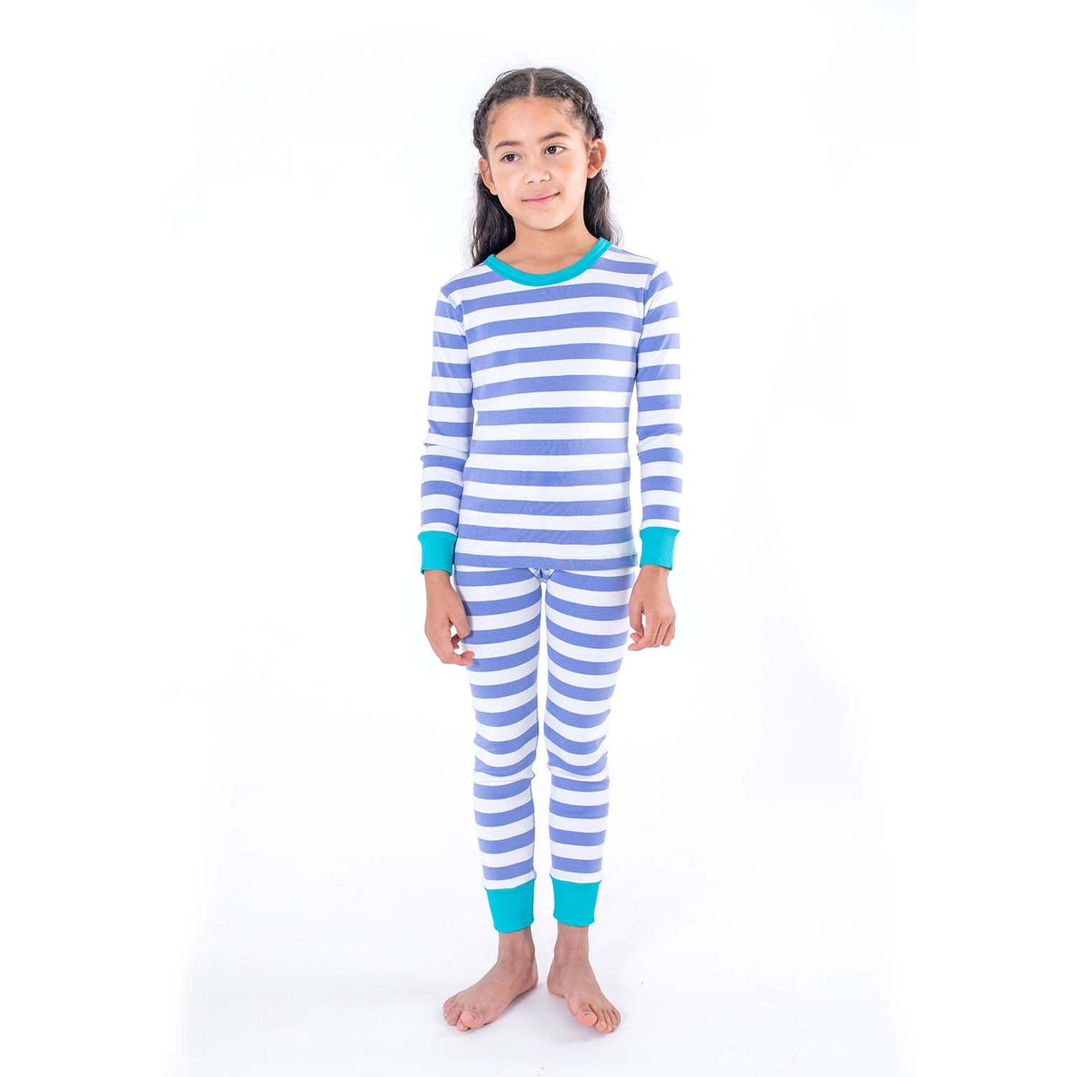 100% Organic Cotton Long Sleeve Pajamas for Kids: Artist Designed Prints1CJ001 - UNISEX_100% Cotton PajamasRockets of Awesome