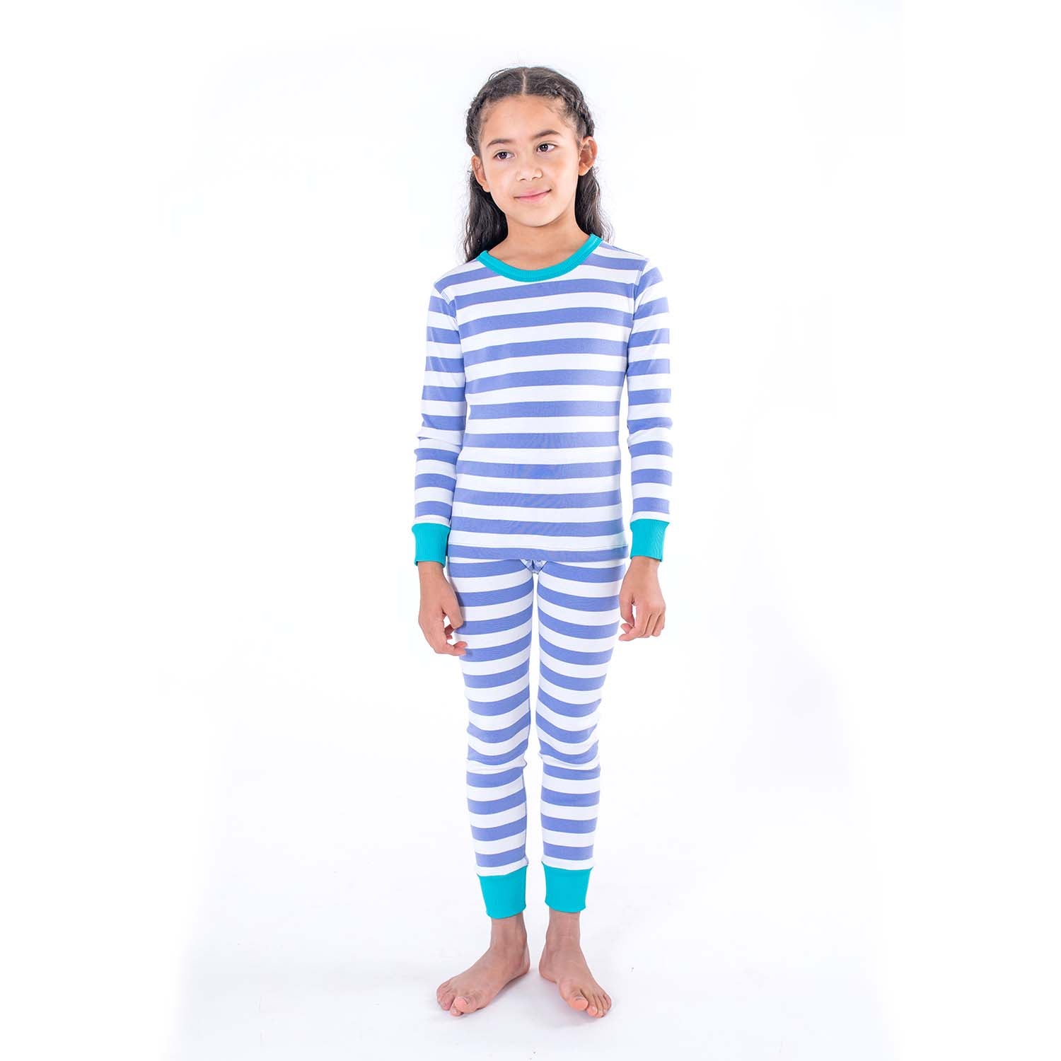 100% Organic Cotton Long Sleeve Pajamas for Kids: Artist Designed Prints1CJ001 - UNISEX_100% Cotton PajamasRockets of Awesome