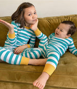 100% Organic Cotton Long Sleeve Pajamas for Kids: Artist Designed Prints1CJ001 - UNISEX_100% Cotton PajamasRockets of Awesome