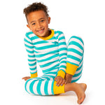 100% Organic Cotton Long Sleeve Pajamas for Kids: Artist Designed Prints1CJ001 - UNISEX_100% Cotton PajamasRockets of Awesome