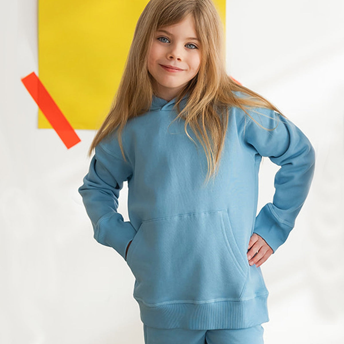 Kids Organic Cotton Pullover Hoodie1HV001 - Unisex_Pull Over HoodieRockets of Awesome