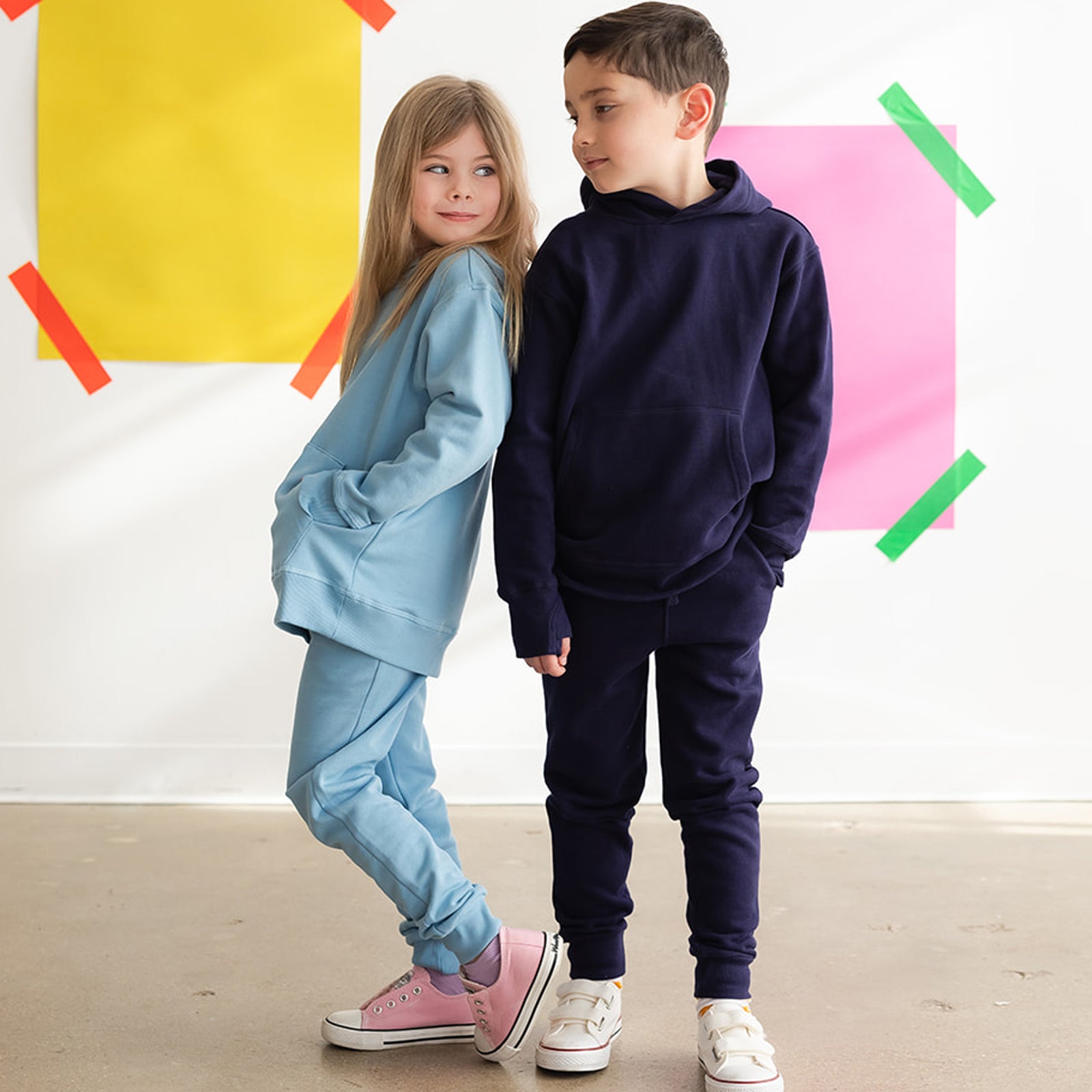 Kids Organic Cotton Pullover Hoodie1HV001 - Unisex_Pull Over HoodieRockets of Awesome