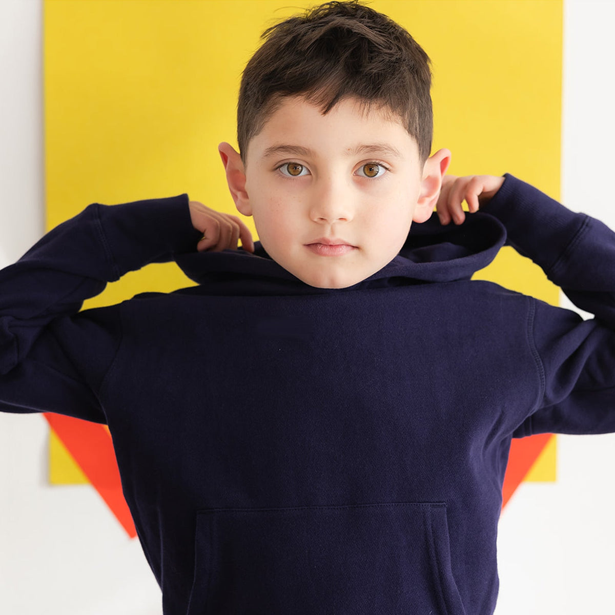 Kids Organic Cotton Pullover Hoodie1HV001 - Unisex_Pull Over HoodieRockets of Awesome